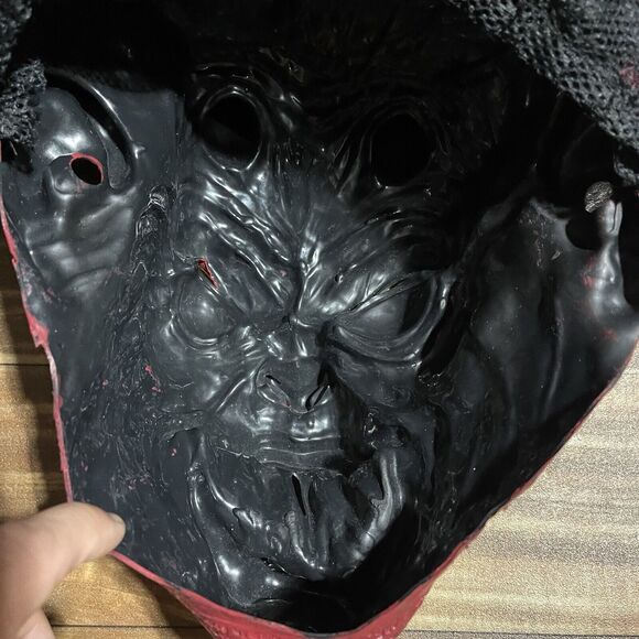 PMG Halloween Mask Devil 2006 The Paper Magic Group Scary Evil Costume Rare! - Picture 12 of 14